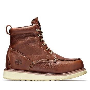 Timberland PRO Soft Toe Wedge - Bordove 6 Inch Cizmy Panske, T0350SK